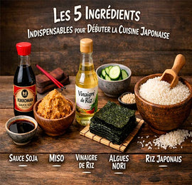 Les 5 ingrédients indispensables pour débuter la cuisine japonaise