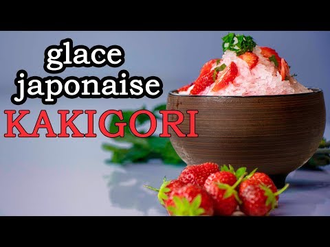 Recette de kakigori à la fraise