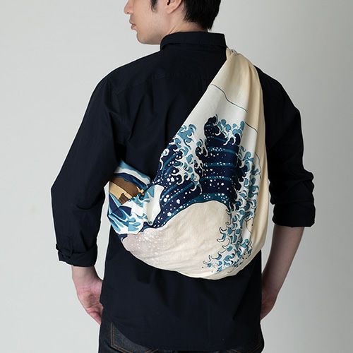 Furoshiki Kanagawa (104 cm) Textile de maison FUROSHIKI