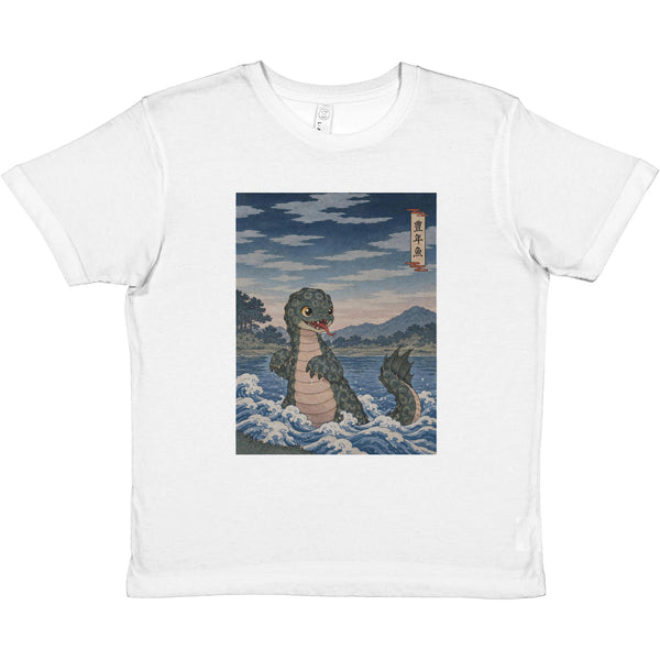 T-shirt enfant Hōnengyo, le serpent des rivières, yokai ukiyo-e Vêtements T-SHIRT UKIYO-E YOKAI YOKAI COLLECTION YOKAI ENFANT