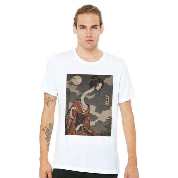 T-shirt Rokurokubi, la femme au long cou, yokai ukiyo-e Vêtements T-SHIRT UKIYO-E YOKAI YOKAI COLLECTION