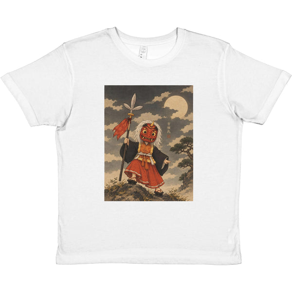 T-shirt enfant Hōsōshi, l'exorciste masqué, yokai ukiyo-e Vêtements T-SHIRT UKIYO-E YOKAI YOKAI COLLECTION YOKAI ENFANT
