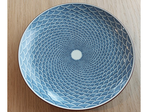 Assiettes Seigaiha ×4