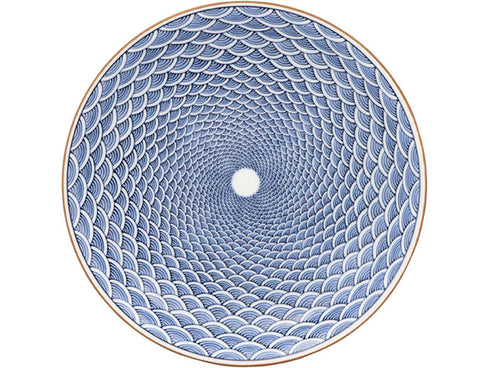 Assiettes Seigaiha ×4