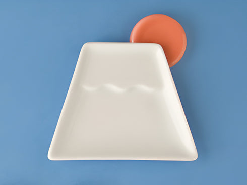 Petites assiettes Mont Fuji ×2