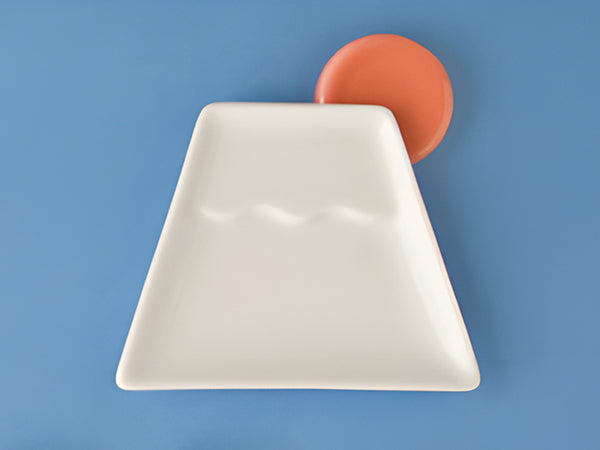 Petites assiettes Mont Fuji ×2 Assiettes ASSIETTES CÉRAMIQUE DE MINO PETITES ASSIETTES