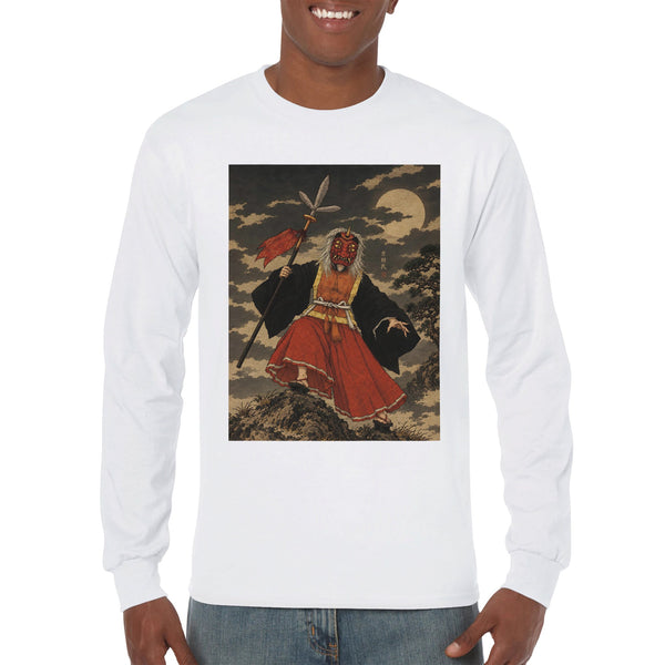T-shirt manches longues Hōsōshi, l'exorciste masqué, yokai ukiyo-e Vêtements T-SHIRT UKIYO-E YOKAI YOKAI COLLECTION