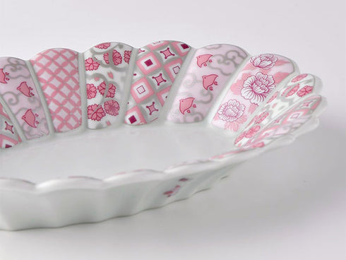 Assiette ovales Hana Rikyu