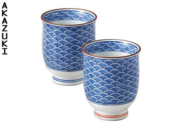 Tasses japonaises Seigaiha Tasses, mugs & verres PORCELAINE DE HASAMI SEIGAIHA TASSES À THÉ