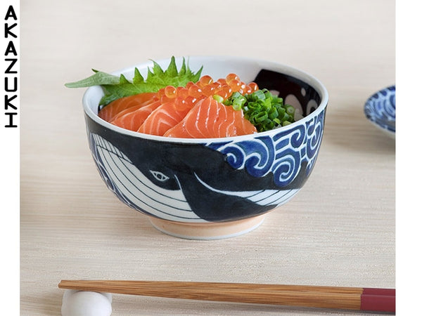 Bols donburi Kujira Bols BOLS BOLS À DONBURI BOLS À RIZ CÉRAMIQUE DE MINO