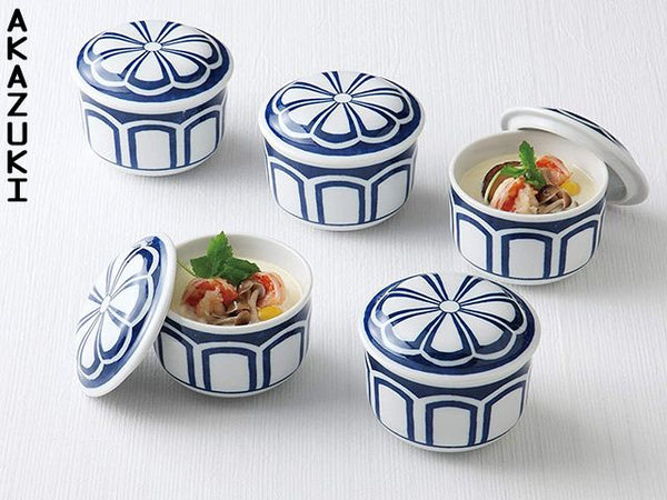 Kiku tasses à chawanmushi Bols PORCELAINE DE ARITA TASSES À CHAWANMUSHI