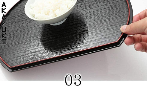 Lot de plateaux demi-lune