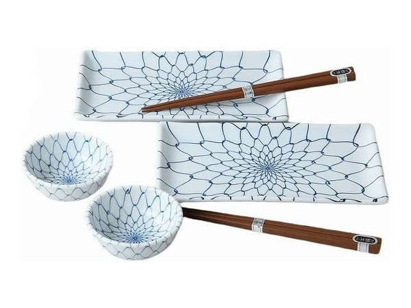 Coffret cadeau Danran Assiettes ASSIETTES ASSIETTES À POISSON ASSIETTES À SASHIMI ASSIETTES À SUSHI COFFRETS CADEAU CÉRAMIQUE DE MINO
