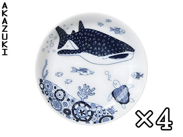 Petites assiettes Jinbeizame Assiettes ASSIETTES COCO MARINE COFFRETS CADEAU PETITES ASSIETTES PORCELAINE DE HASAMI