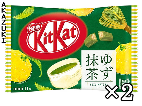 KitKat matcha & yuzu