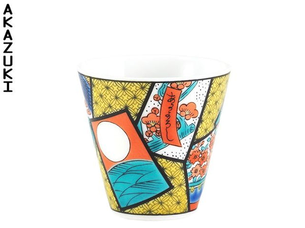 Tasse Hanafuda Tasses, mugs & verres CÉRAMIQUE DE KUTANI TASSES À THÉ VERRES À SAKÉ