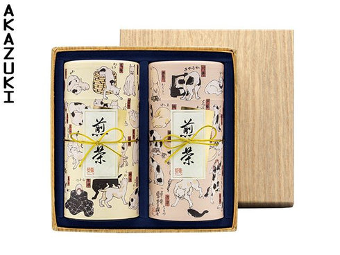 Coffret Boîte à thé Utagawa