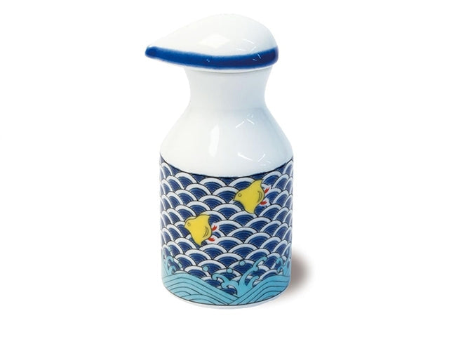 Distributeur D'huile En Céramique 350 Ml - Bec Verseur Anti-goutte Pour Sauce Soja, Vinaigre, Huile D'olive | Design Japonais